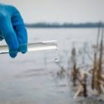 water being tested lake